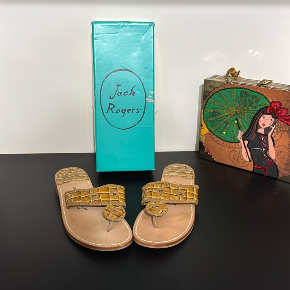 Jack Rogers croc Sandals
